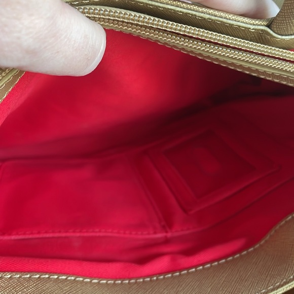 Hobo Original Mariella gold saffiano leather bag - Picture 11 of 13